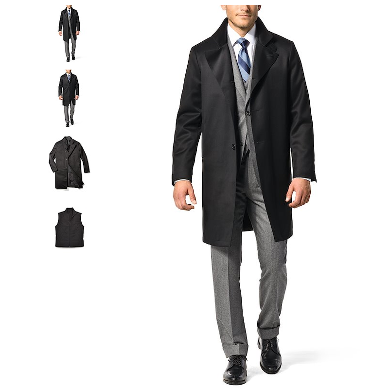 Best Black Overcoat for Men