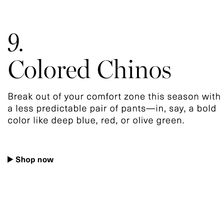 Men's Colored Chinos Pants