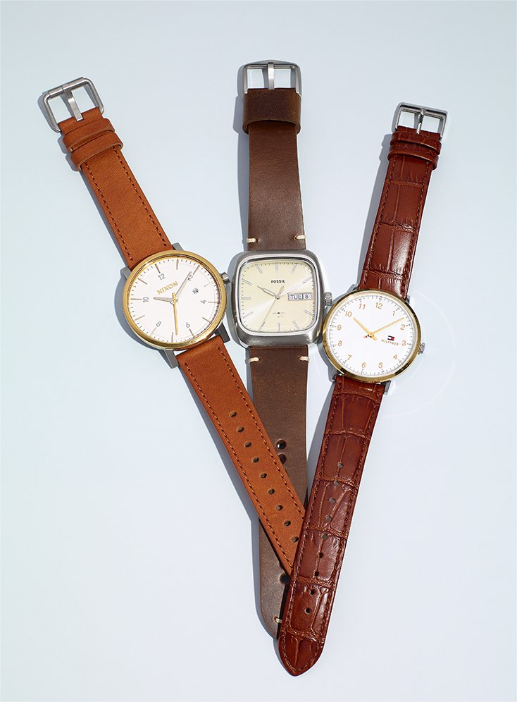 Leather Men's Watches