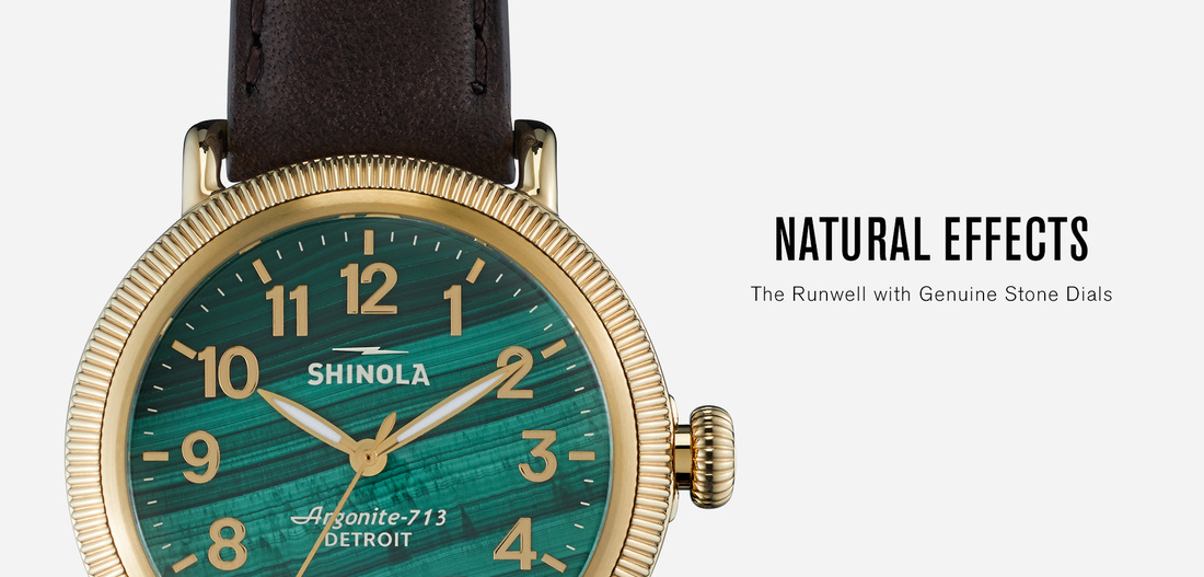 Shinola Natural Stone Dial Watches